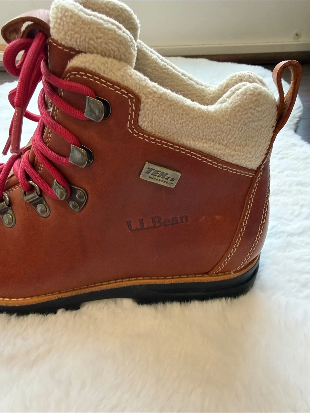 LL Bean TEK 2.5 Knife Edge Mount Katahdin Vibram Waterproof Hiking Boots size 8